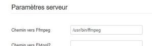 hwdmediashare configuration parametres serveur